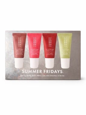 Summer Fridays Lip Butter Balm Minis Set (4-Piece) – Brand New